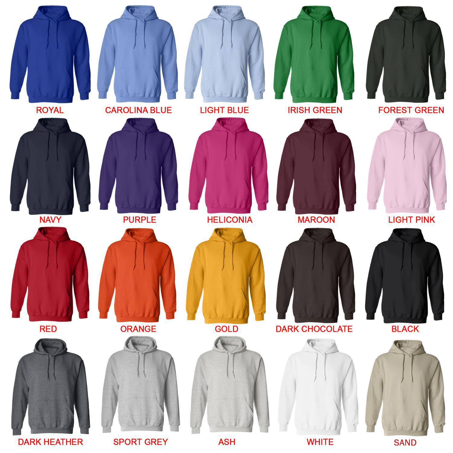 hoodie color chart - Ghibli Gifts