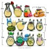 12pcs Studio Ghibli Totoro Mini Resin Action Figures Hayao Miyazaki Miniature Cake Toppers Figurines Dolls Garden 1 - Ghibli Gifts