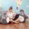 20 70cm Giant Plush Totoro Toys Cartoon Tonari no Totoro Plush Pillow Lovely Stuffed Dolls for 2 - Ghibli Gifts