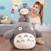 20 70cm Giant Plush Totoro Toys Cartoon Tonari no Totoro Plush Pillow Lovely Stuffed Dolls for 3 - Ghibli Gifts