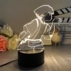 3D Led Lamp Spirited Away No Face Man Totoro Action Figure Nightlight Cute Room Decor Light 1 - Ghibli Gifts