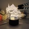 3D Led Lamp Spirited Away No Face Man Totoro Action Figure Nightlight Cute Room Decor Light 10 - Ghibli Gifts