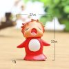 4 Pcs set Kawaii Japan Anime Ponyo on The Cliff Resin Action Figures Gardening Fish Ornament 2 - Ghibli Gifts