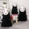 40 60cm Funny Spirited Away Faceless Man No Face Plush Toys No Face Ghost Kaonashi Stuffed - Ghibli Gifts