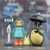 4pcs lot 3 5cm Anime My Neighbor Totoro Action Figure Toy Hayao Miyazaki Mini Garden PVC 3 - Ghibli Gifts