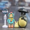 4pcs lot 3 5cm Anime My Neighbor Totoro Action Figure Toy Hayao Miyazaki Mini Garden PVC 4 - Ghibli Gifts