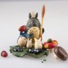 Anime Miyazaki Hayao My Neighbor Totoro with Umbrella Fried charcoal Figure Birthday gift Collectible Model ToyGarden 2 - Ghibli Gifts