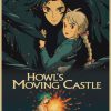 Classic Hayao Ghibli Anime Howl s Moving Castle Canvas Painting Wall Art Home Decoration Aesthetic Kid 3 - Ghibli Gifts