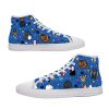 Ghibli Characters In The Blue Converse Shoes - Ghibli Gifts