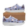 Ghibli Characters Light Blue Air Force Shoes - Ghibli Gifts