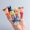 Koteta 1PC Hayao Miyazaki PVC Figurine TOTORO Finger Puppet Anime Model Collectiable Action Figure Kids Birthday 1 - Ghibli Gifts