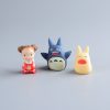 Koteta 1PC Hayao Miyazaki PVC Figurine TOTORO Finger Puppet Anime Model Collectiable Action Figure Kids Birthday 2 - Ghibli Gifts