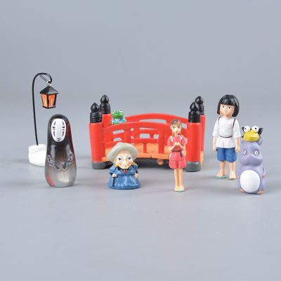 Koteta Japanese Anime Studio Ghibli Spirited Away Movie Chihiro No Face Man Model Mini Action Figure - Ghibli Gifts