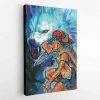 Raging Princess Mononoke SG CWA Portrait CPW hanging - Ghibli Gifts