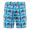 Sea Creatures Ponyo Studio Ghibli Hawaiian Shorts BACK Mockup - Ghibli Gifts