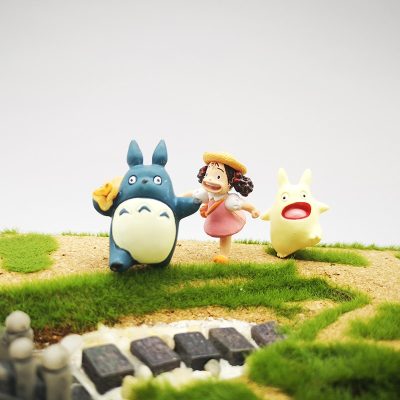Studio Ghibli Anime My Neighbor Totoro Action Figures Ornaments Toys DIY Desk Decoration Toys for Children - Ghibli Gifts