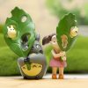 Studio Ghibli Miniatures Japanese Anime Totoro Ornament Miyazaki Fairy Garden Ornament Home Room Decor Cute Mini 1 - Ghibli Gifts