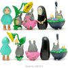 Studio Ghibli Totoro Miniatures PVC Action Figures Spirited Away No Face Man Hayao Miyazaki Mini Figurines 4 - Ghibli Gifts