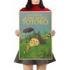 TIE LER Hayao Miyazaki Anime Movie Poster Cartoon Does Retro Nostalgia Kraft Paper Poster Cafe Bar 3 1 - Ghibli Gifts
