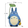 Totoro Japanese Anime 3 5 5cm Mini Tonari no Totoro with Lotus leaf Mini Cartoon Figures 4 - Ghibli Gifts