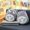Totoro Plush Pillow Multifunction 3 in 1 Throw Pillow Totoro Hand Warm Pillow Cushion Baby Kids 1 - Ghibli Gifts