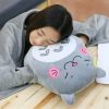 Totoro Plush Pillow Multifunction 3 in 1 Throw Pillow Totoro Hand Warm Pillow Cushion Baby Kids 5 - Ghibli Gifts