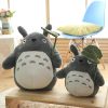 Totoro Plush Toy Cute Plush Cat Japanese Anime Figure Doll Plush Totoro With Lotus Leaf Kids 7 - Ghibli Gifts