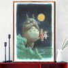 Totoro Studio Ghibli Anime on The Wall Art Posters and Prints Canvas Painting Wall Art Pictures 11 - Ghibli Gifts