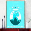 Totoro Studio Ghibli Anime on The Wall Art Posters and Prints Canvas Painting Wall Art Pictures 14 - Ghibli Gifts