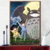Totoro Studio Ghibli Anime on The Wall Art Posters and Prints Canvas Painting Wall Art Pictures 15 - Ghibli Gifts
