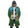 Trippy My Neighbor Totoro SG AOP Hooded Cloak Coat FRONT Mockup - Ghibli Gifts