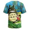 Trippy My Neighbor Totoro Studio Ghibli T Shirt 3D BACK Mockup - Ghibli Gifts