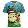 Trippy My Neighbor Totoro Studio Ghibli T Shirt 3D FRONT Mockup - Ghibli Gifts
