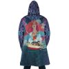 Trippy Ponyo SG AOP Hooded Cloak Coat BACK Mockup - Ghibli Gifts