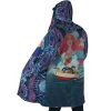 Trippy Ponyo SG AOP Hooded Cloak Coat SIDE Mockup - Ghibli Gifts