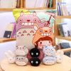 a bag of totoro plush toys 8 pcs plush my neighbour totoro soft doll stuffed cartoon 2 - Ghibli Gifts