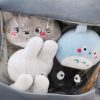 a bag of totoro plush toys 8 pcs plush my neighbour totoro soft doll stuffed cartoon 3 - Ghibli Gifts