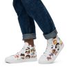 mens high top canvas shoes white left 620a0092d6c95 - Ghibli Gifts
