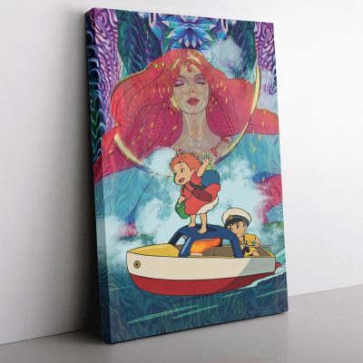 Studio Ghibli Ponyo Canvas Wall Art